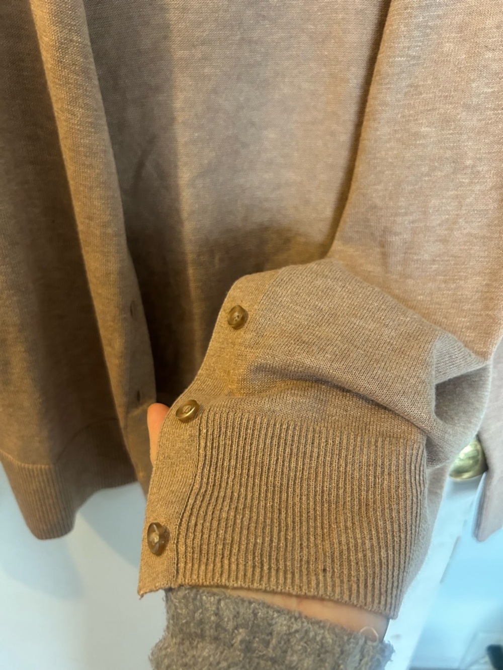 Amazon Tan Cardigan, Size small - Picture 6 of 12